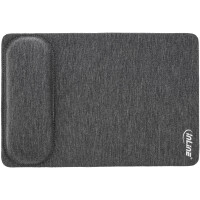 InLine® mouse pad with wrist-rest, textile, black