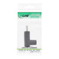 InLine® USB 3.2 Gen.2 Adapter, USB-C Stecker an C Buchse, oben/unten gewinkelt