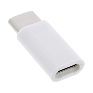 InLine® USB 2.0 Adapter, USB-C Stecker auf Micro-USB Buchse