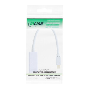 InLine® Mini DisplayPort HDMI Adapterkabel mit Audio