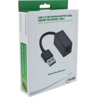 InLine® USB 3.2 Netzwerkadapter Kabel, Gigabit Netzwerk, USB-A