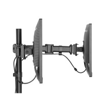 InLine® Desktop bracket, for 2x TFT/LCD/LED up to 68cm (27") max. 2x8 kg