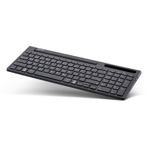 InLine® Bluetooth Aluminium Tastatur mit Nummernpad, für bis zu 4 Geräte