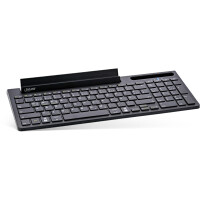 InLine® Bluetooth Aluminium Tastatur mit Nummernpad, für bis zu 4 Geräte