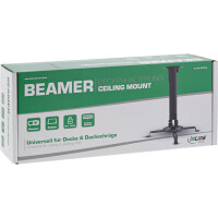 InLine® Basic Beamer Deckenhalterung, 38-58cm, max. 13,5kg