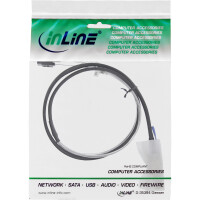 InLine® Mini SAS HD Kabel, SFF-8644 zu 4x SATA, 6Gb/s, 2m