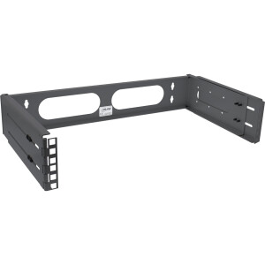 InLine® 19" foldable rack, 2U, 24-40cm depth, black