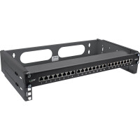 InLine® 19" foldable rack, 2U, 24-40cm depth, black