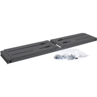 InLine® 19" Rack zur Wandmontage, 2HE, 24-40cm Tiefe, schwarz