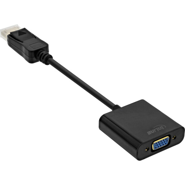 InLine® Basic DisplayPort Adapter Cable, DP male / VGA female black 0.15m