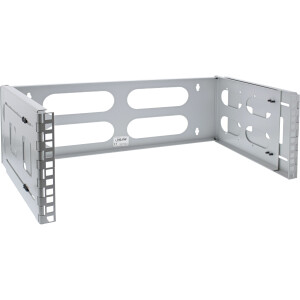 InLine® 19" Rack zur Wandmontage, 4HE, 24-40cm Tiefe, grau