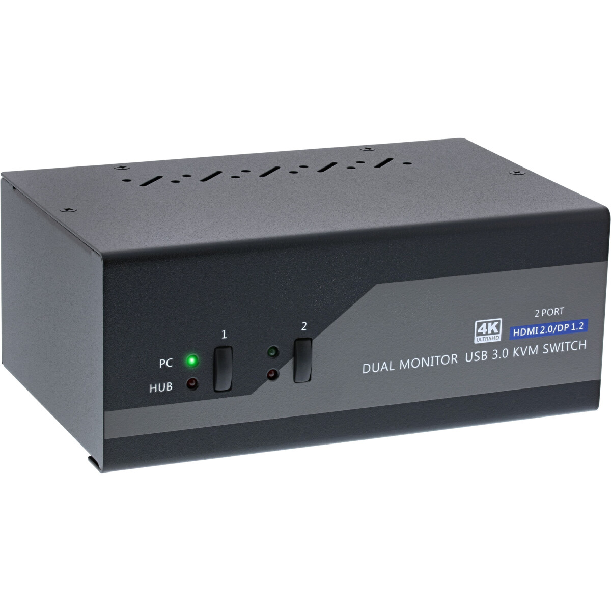 InLine® KVM Desktop Switch, 2-fach, Dual Monitor,...