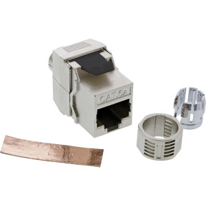 InLine® RJ45 Keystone Jack Snap-In module Cat.6a