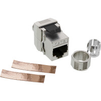 InLine® RJ45 Keystone Jack Snap-In module Cat.8.1