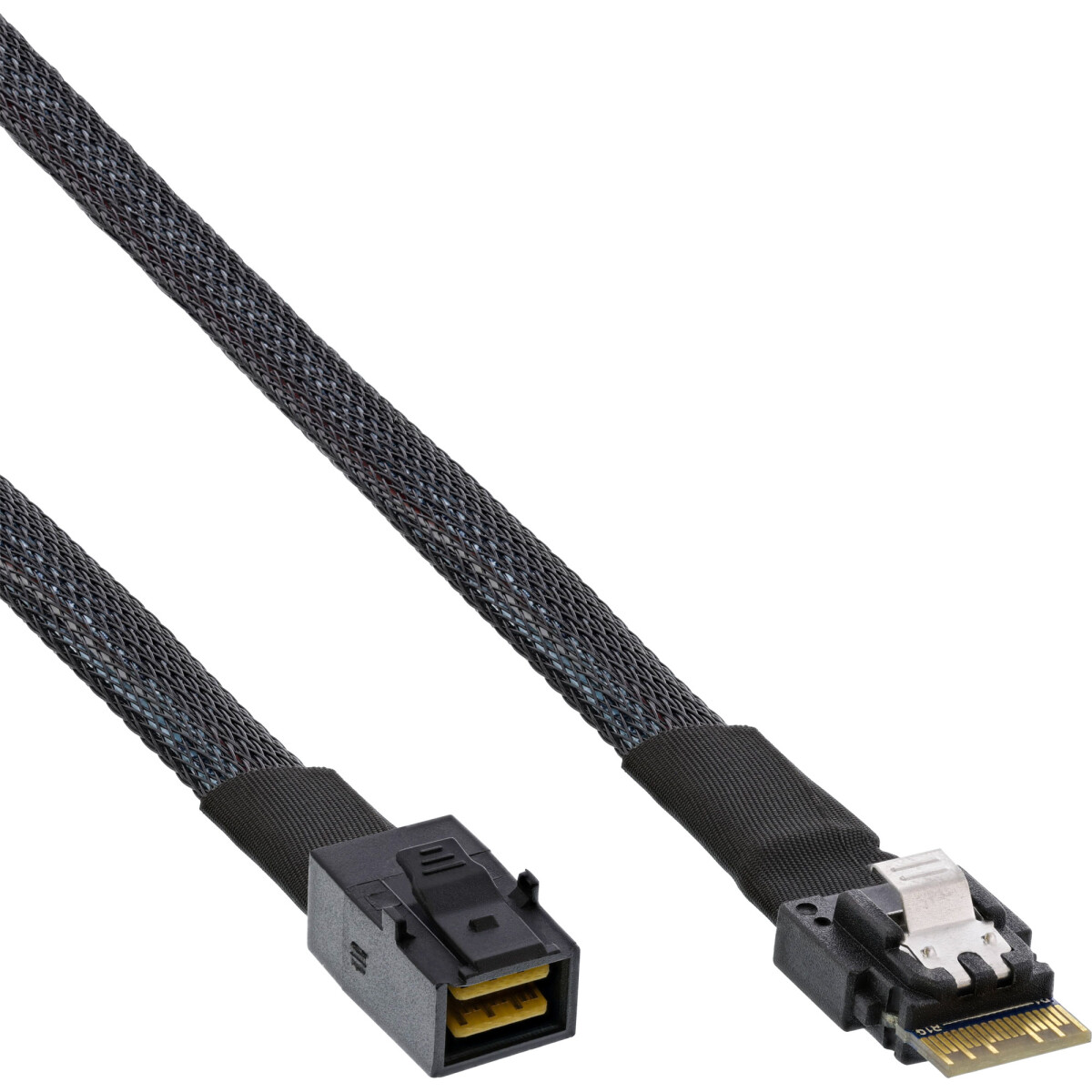 InLine® Slim SAS Kabel, SFF-8654 4i zu Mini SAS HD...