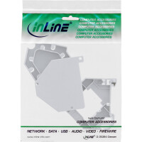 InLine® Keystone SNAP-In LWL Keystone Modulhalter, 1-fach für Hutschiene