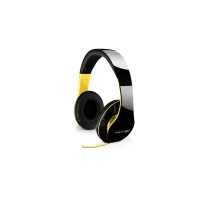 FANTEC SHP-250AJ-NY, headphones, stereo, 3.5mm jack, black/neon yellow