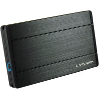 Ext. Enclosure 6,35cm (2,5"), USB 3.0, LC-Power LC-25U3-Diadem, black, for SATA HDD & SSD