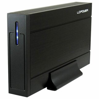 LC-Power LC-35U3-Sirius, externes 3,5"-SATA-Gehäuse, USB 3.0, Alu, schwarz