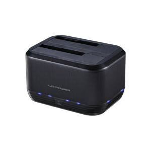 Docking station LC-Power LC-DOCK-U3-III black, USB 3.0, 2,5" & 3,5"