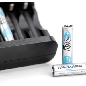 ANSMANN 5030982 NiMH-Akku Micro AAA, maxE, 800mAh, 2er-Pack