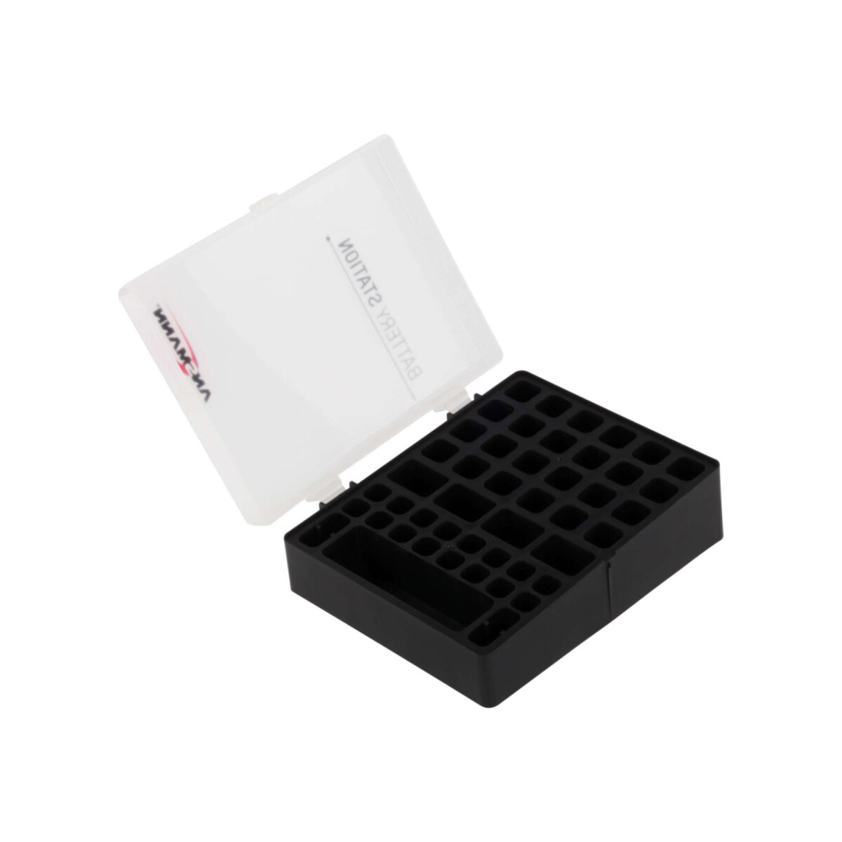 ANSMANN 1900-0041 Storage box for up to 24x AA, 16x AAA...