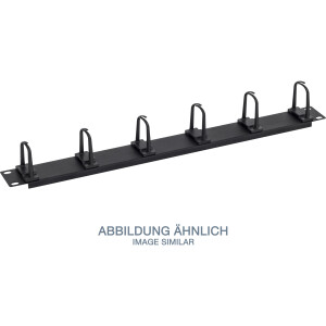 Triton RAB-VP-X13-A1 19" Cable management panel 1U, 6 small brackets, black