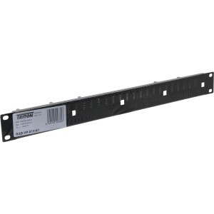 Triton RAB-VP-X13-A1 19" Cable management panel 1U, 6 small brackets, black