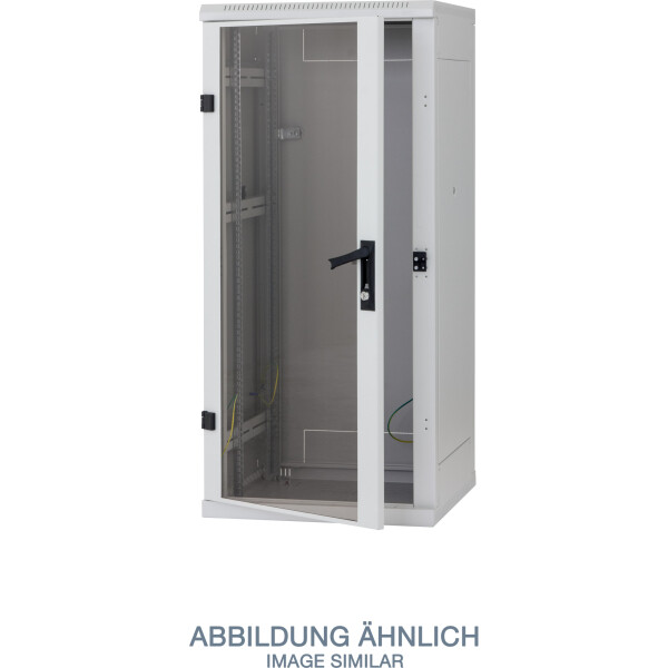 Triton RMA-32-A81-CAX-A1 19" Netzwerkschrank 32HE, 800x1000mm, Glastür, grau