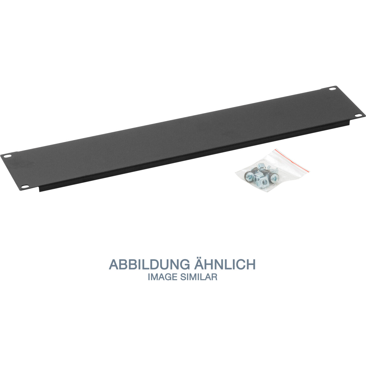 Triton RAB-ZP-X02-A1 19" Blindplatte 2HE, schwarz