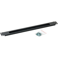 Triton RAB-ZP-X03-A2 19" Durchführungsplatte mit Bürste 1HE, schwarz