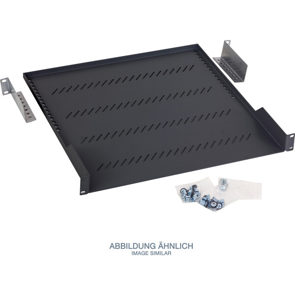 Triton RAB-UP-750-A1 19" Fachboden 1HE, 750mm, 40kg, schwarz