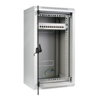 Triton RKA-10-AS3-CAX-X1 10"/19" Wandschrank Hybrid, Glastür, T=260mm, grau