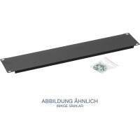 Triton RAB-ZP-X06-A1 19" Blindplatte 6HE, schwarz