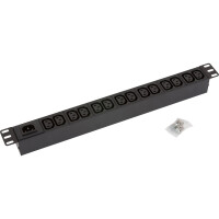 Triton RAB-PD-X10-A1 19" socket strip 1U 14x C13, 1x C14, max.10A