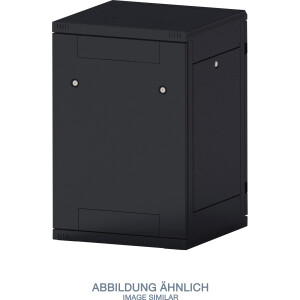 Triton RMA-15-A89-BAX-A1 19" Netzwerkschrank 15HE, 800x900mm, Glastür, schwarz