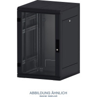 Triton RMA-15-A89-BAX-A1 19" network cabinet 15U, 800x900mm, glass door, black