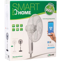 InLine® SmartHome Standventilator, weiß