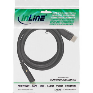 InLine® DisplayPort to DVI Converter Cable black 7.5m