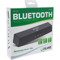 InLine® Bluetooth Audio Transceiver, Sender/Empfä., BT 5.0, aptX, Klinke+Toslink