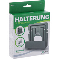 InLine® Universalhalterung für Mediageräte / Streaming-Boxen, 26-39mm