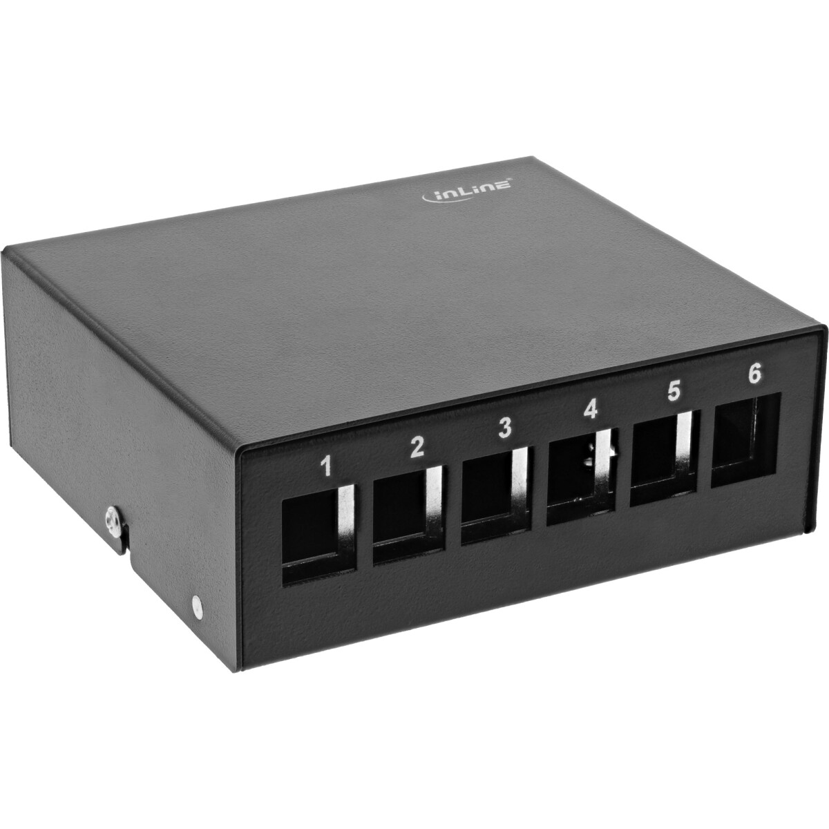 InLine® Desktop Consolidation Point Box 6x Keystone...