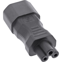 InLine® Netzadapter IEC 60320 C14 / C5, 3pol. Kaltgeräte / Notebook