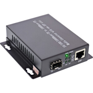 InLine® Network Media Converter 10/100/1000Mb/s TP to SFP FO, MM, 550m