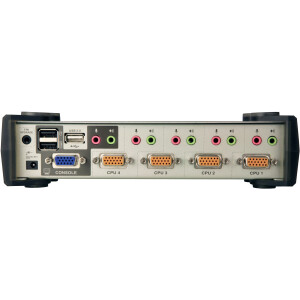 KVM Switch, 4-port, ATEN CS1734B, USB, PS/2, audio, OSD