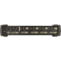 KVMP Switch, ATEN, 4-port, CubiQ CS1764A, DVI, USB, Audio