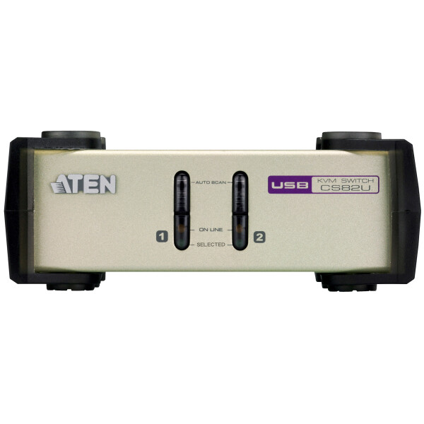 ATEN CS82U KVM-Switch 2-fach, PS/2 oder USB