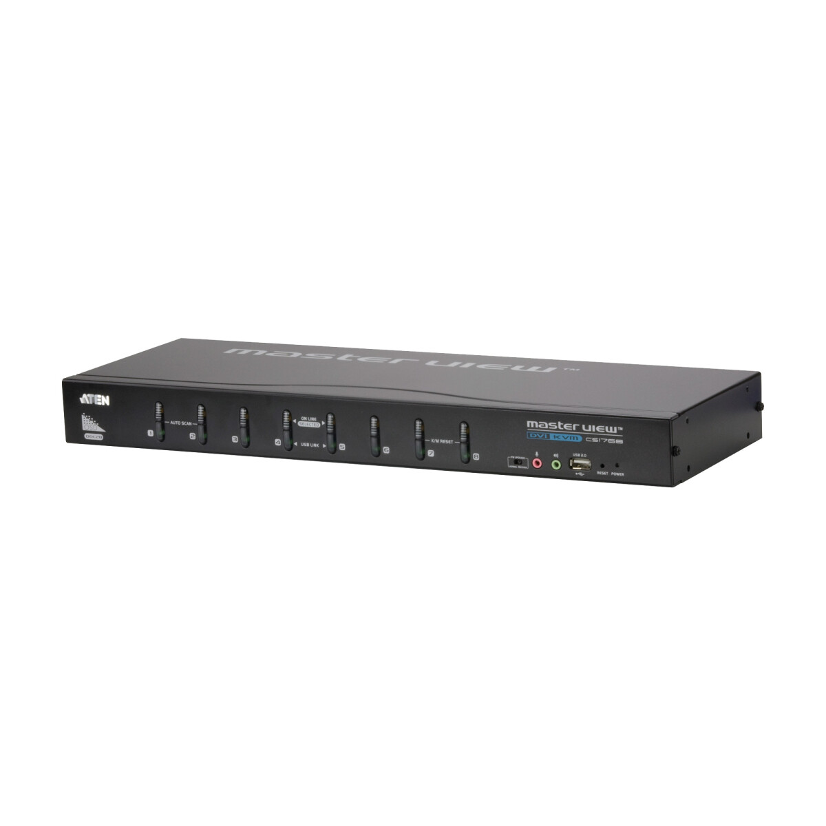 ATEN CS1768 KVM-Switch 8-fach, DVI, USB, Audio,...