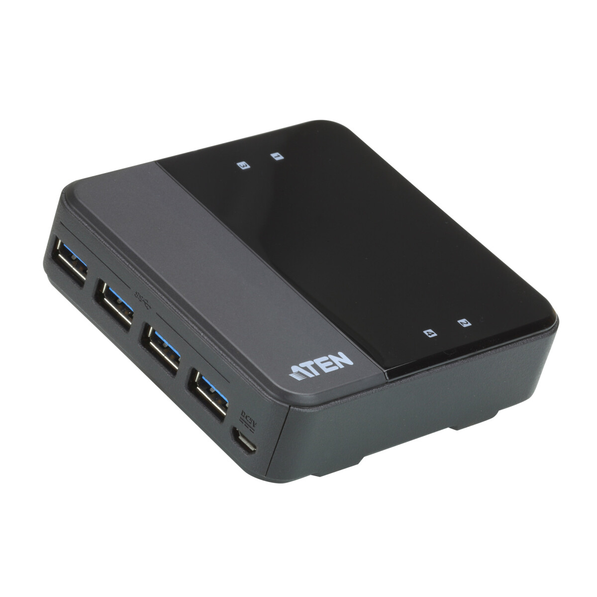 ATEN US434, 4-port USB 3.2 Gen 1 peripheral sharing device