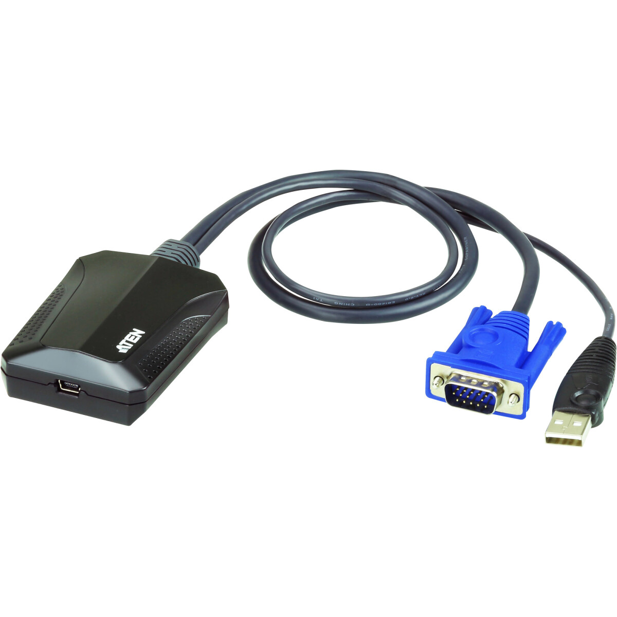 ATEN CV211 Console adapter for laptop, USB, VGA, black